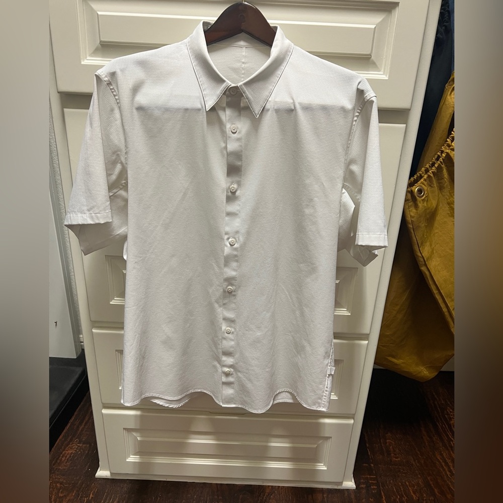 lululemon athletica White Casual Button Down Shirt
